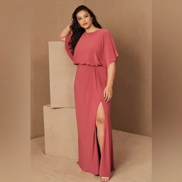 New BHLDN Lena Raspberry Dress By Anthropologie!!🔥🔥🔥